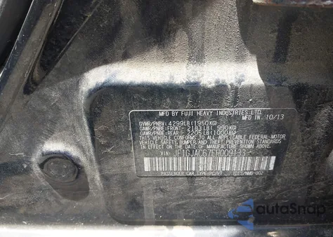 2014 Subaru Impreza 2.0I Premium из США, поврежденный, VIN JF1GJAC67EH009133